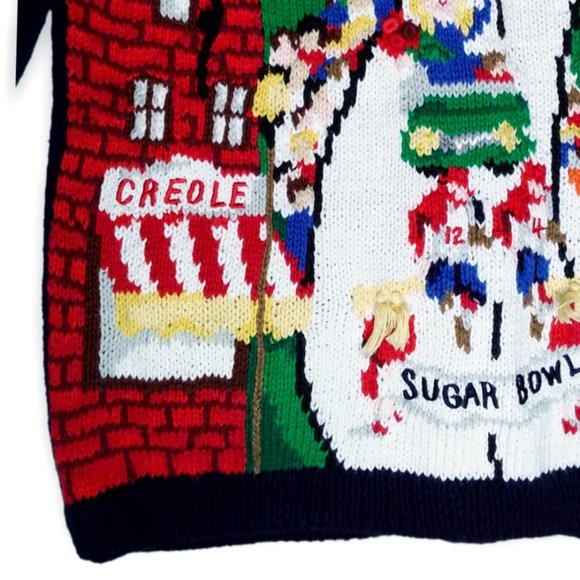 Vtg 1993 The Eagles Eye Cardigan Sweater Size Small College Football Rose Bowl - Picture 10 of 12